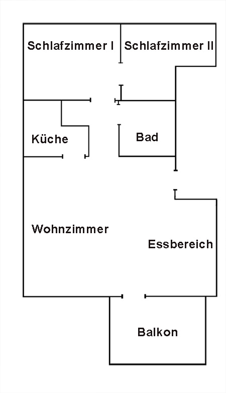 Grundriss -Leichte Brise II in Greetsiel
